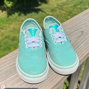 8T sparkle blue vans